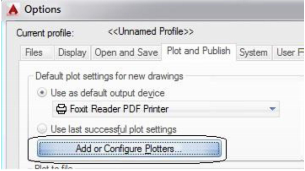 Add or Configure Plotters