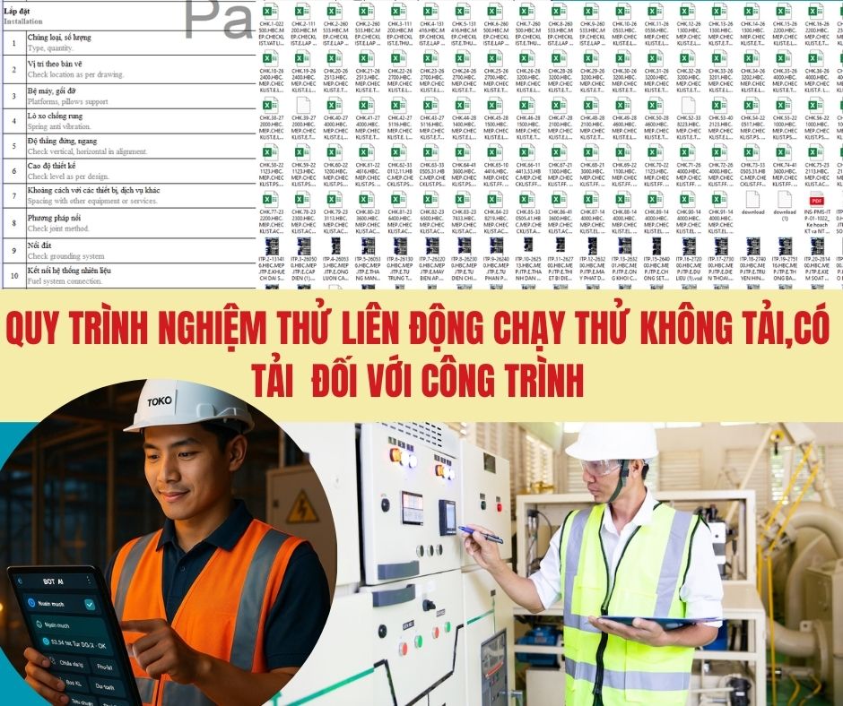 quy trình nghiệm thử liên động không tải và có tải hệ thống điện