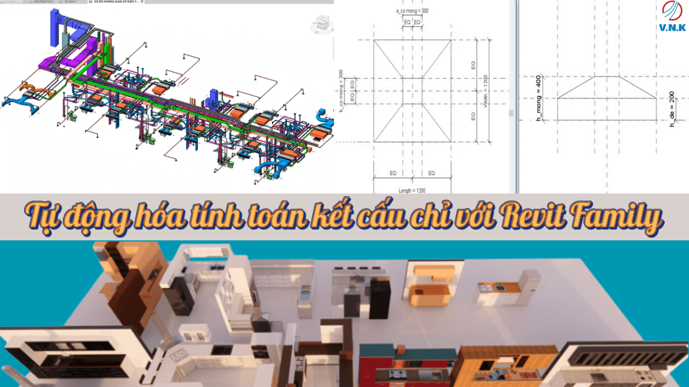 Tự Động Hóa Tính Toán Kết Cấu Chỉ Với Revit Family